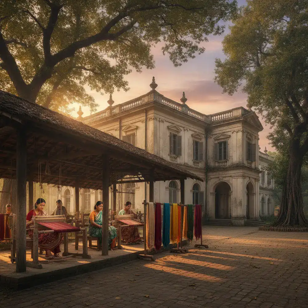 Silk weaving and colonial era mansions in Rajshahi